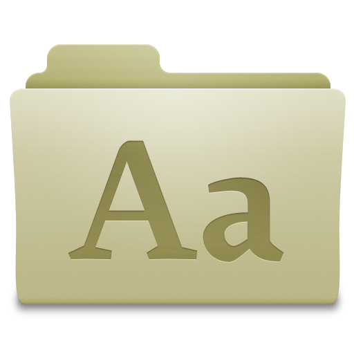 Fonts 6 Icon 512x512 png